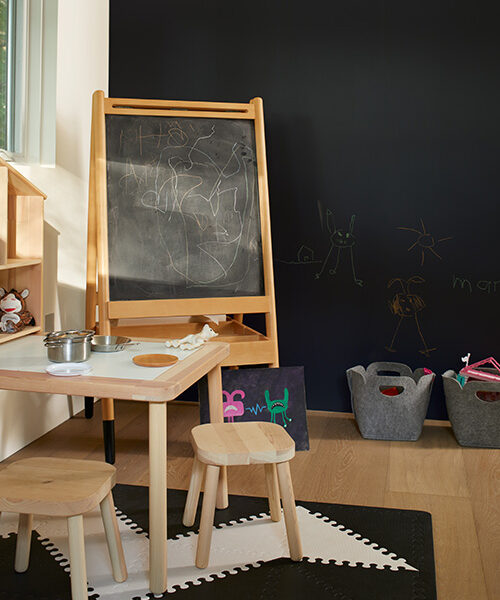 black chalkboard wall carousel 500x650