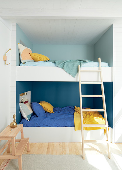 blue alcove bunk