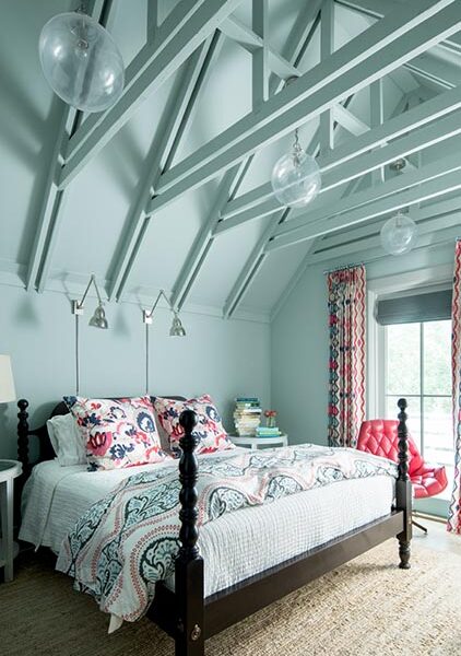 ceiling carousel fk0007 southeast aqua bedroom vaulted ceili