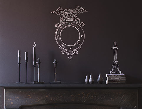 chalkboard walls diy project