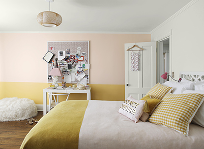 hawthorn yellow bedroom