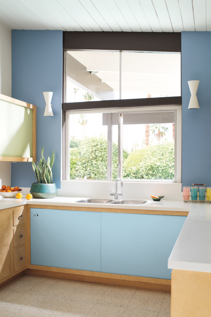 kitchen blue walls 415