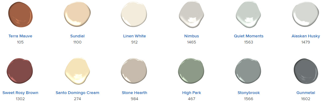 color codes classics colors benjamin moore