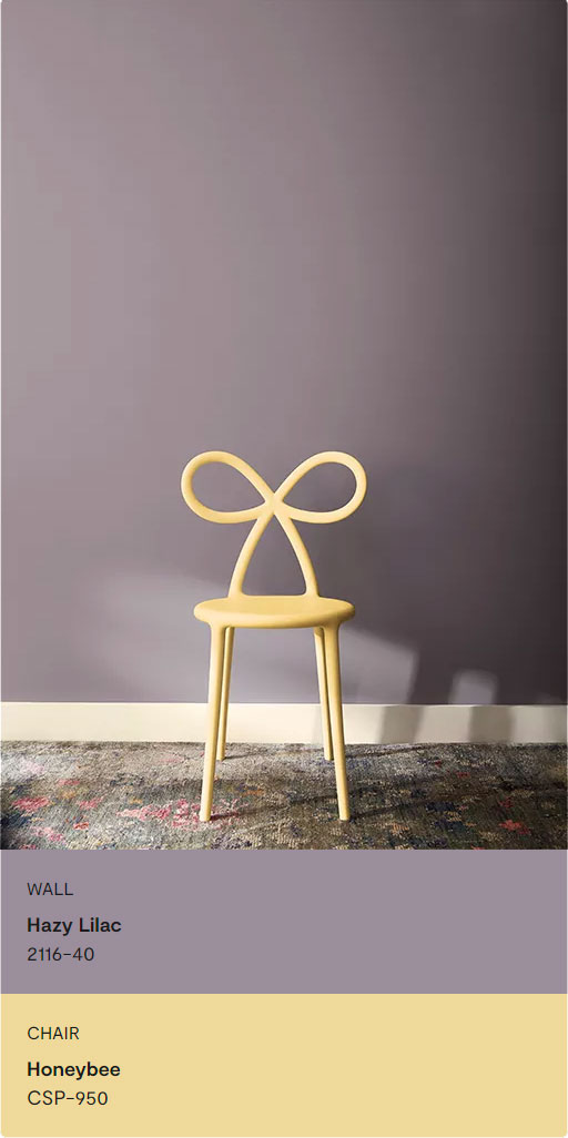 4 carousel Violet Wall Yellow Furniture Paint