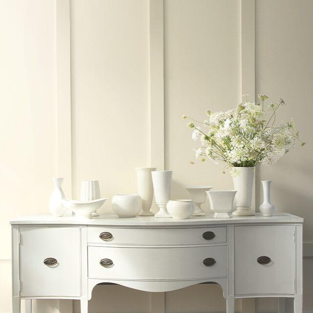 off white east facing room