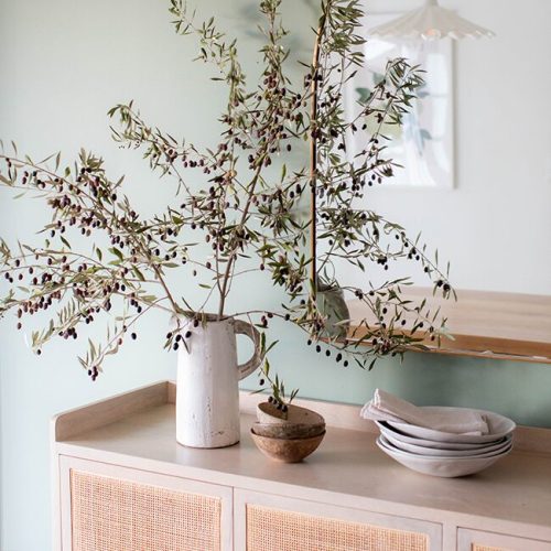 green-paint-wall-dining-room-olive-branches-carousel